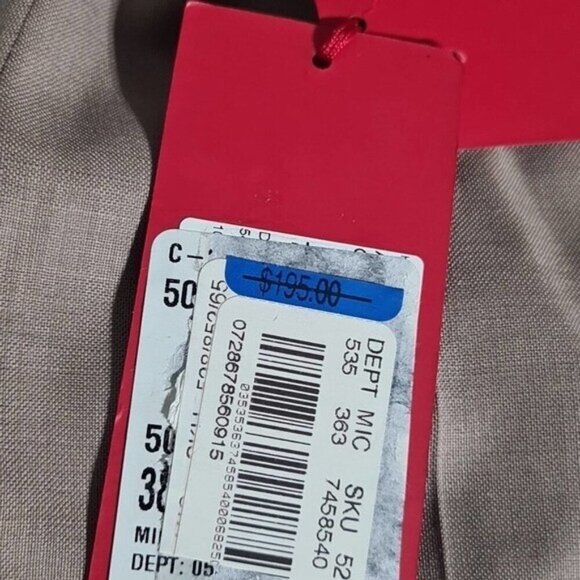 Hugo Boss Unhemmed Trousers Pants Size 38 NWT - Picture 6 of 7